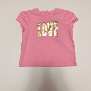 NWT 18M bebe toddler top pink